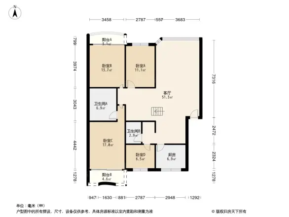 东府花园户型图