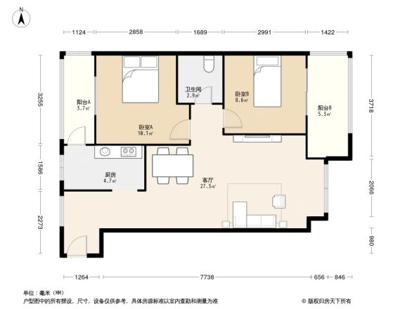 逸尚美庭户型图