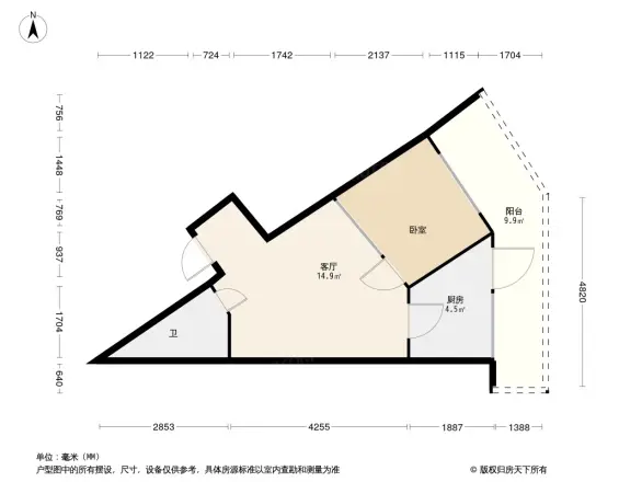 九里堤中路52号院户型图