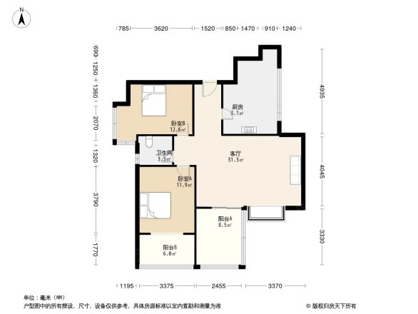 水岸汇景户型图