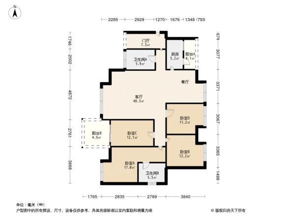 望江锦园户型图