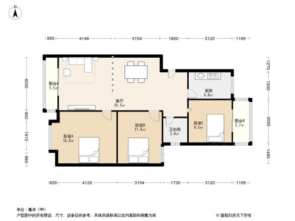 汇丰苑户型图