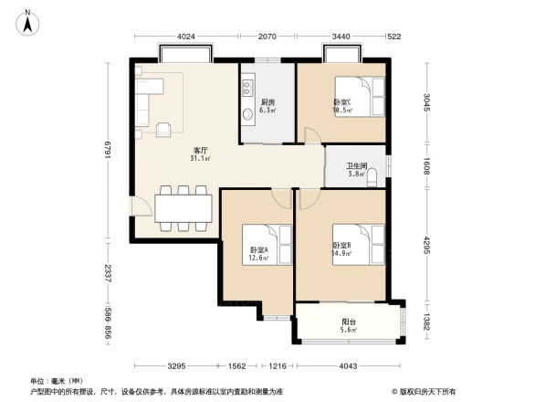 怡景佳园户型图
