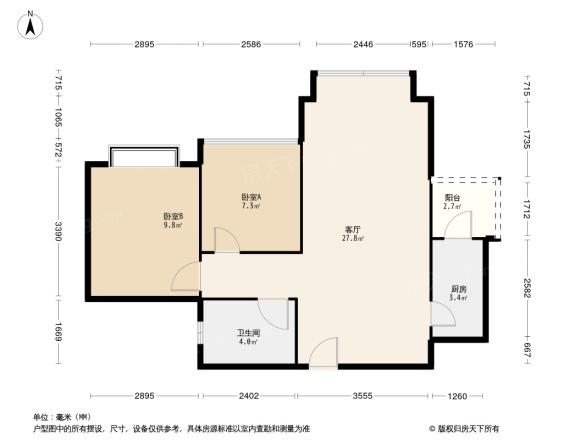 北新上锦户型图