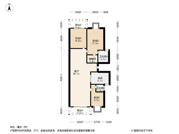 成达综合楼户型图