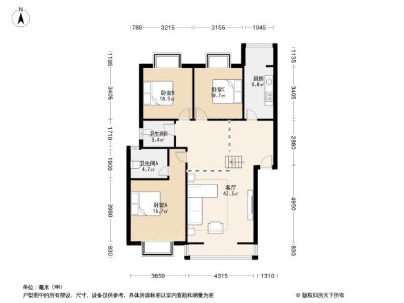 汇丰苑户型图