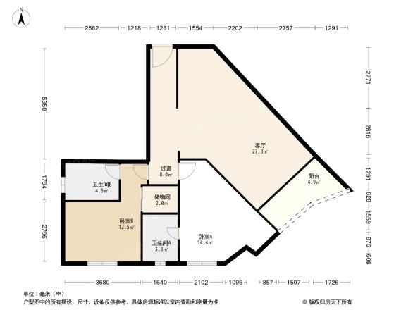 阜兴世纪公馆户型图
