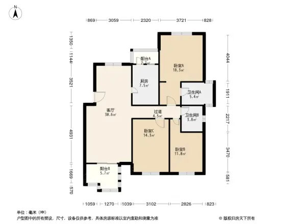 山南家园户型图