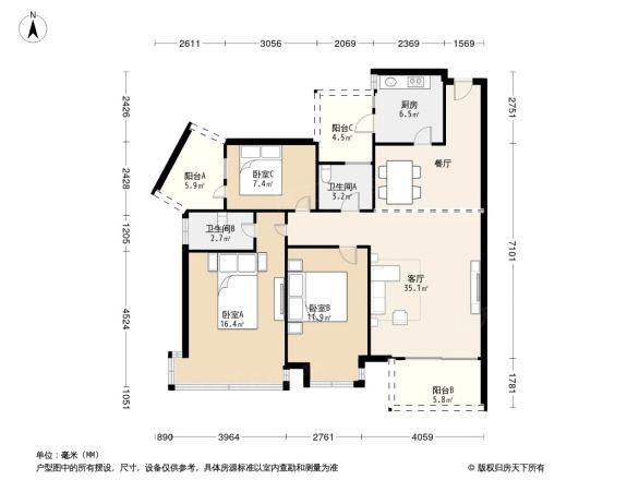 翡翠城三期户型图