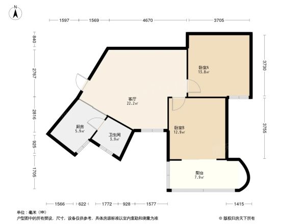 兰港大楼户型图