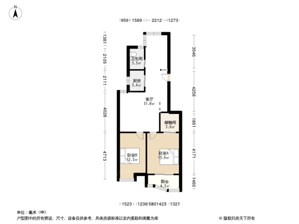 桃花源居户型图