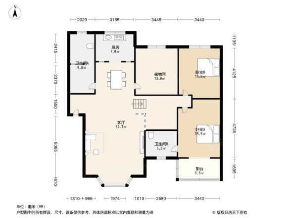 水电花园户型图