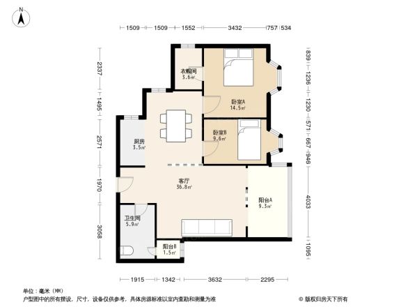 梦泽园户型图
