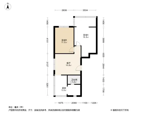 双林路196号院户型图