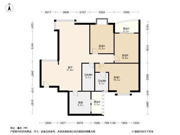 阳光春天户型图