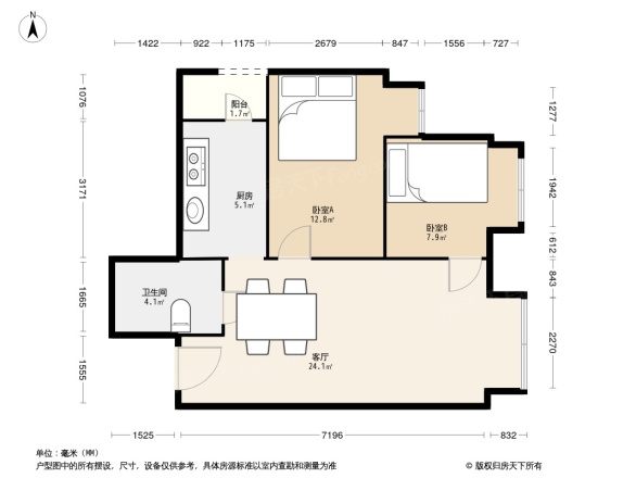 中铁瑞景汇中心户型图