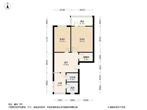 双林路196号院户型图
