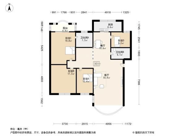 格林花园户型图