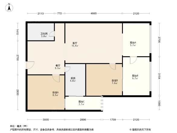 逸尚美庭户型图