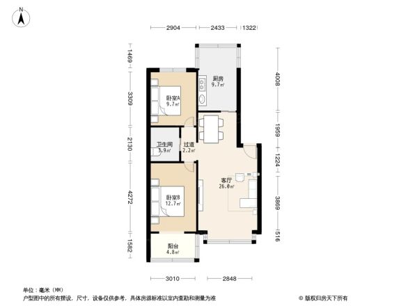 联合公寓户型图