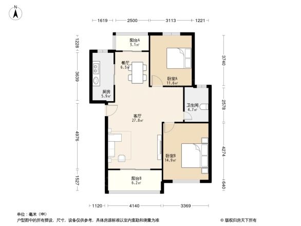 金康花苑户型图