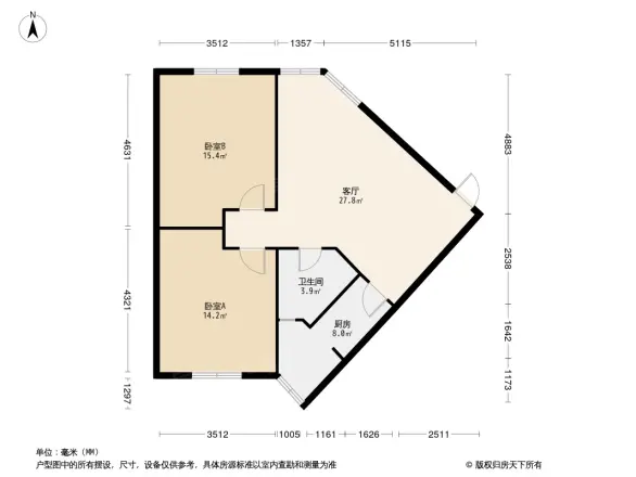 金城商住楼户型图