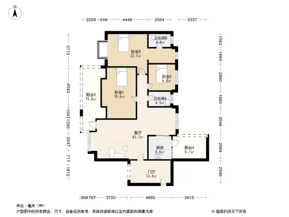 保利心语二期户型图
