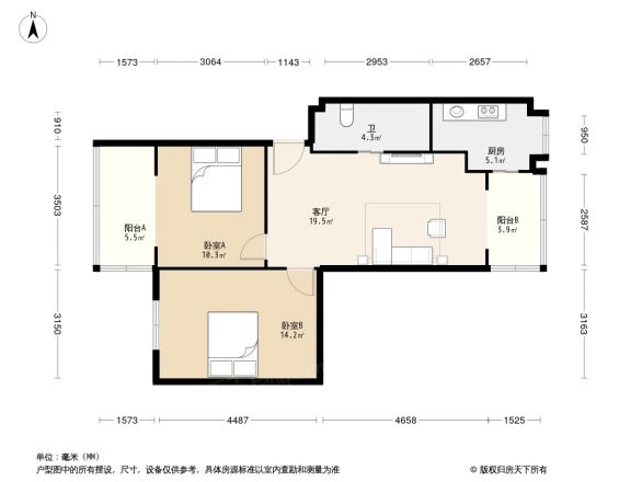 万年场横街9号院户型图