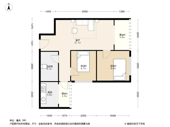中德英伦联邦A区户型图