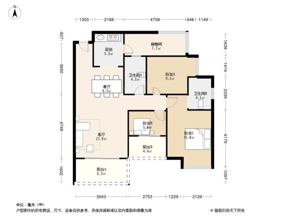 君悦中央户型图