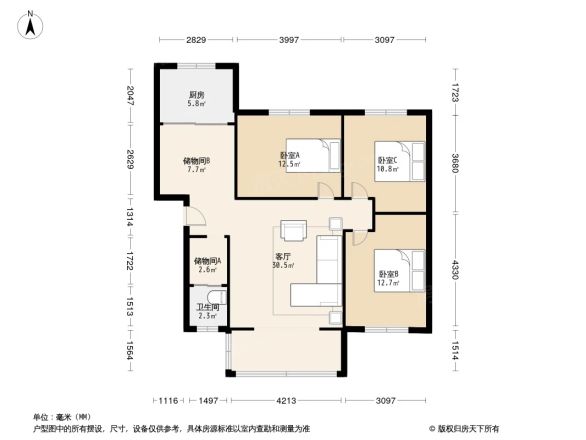 水电花园户型图