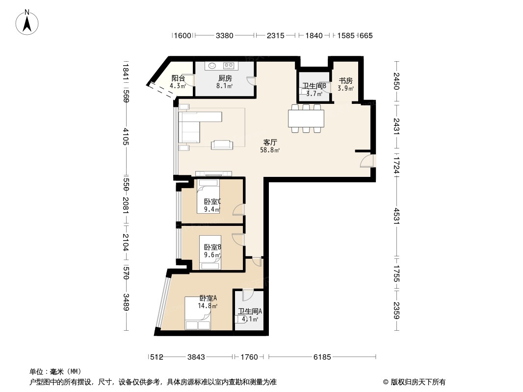 户型图1/2