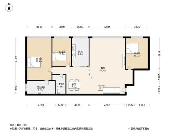 翠风苑二期公寓户型图