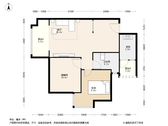 温江花语岸户型图