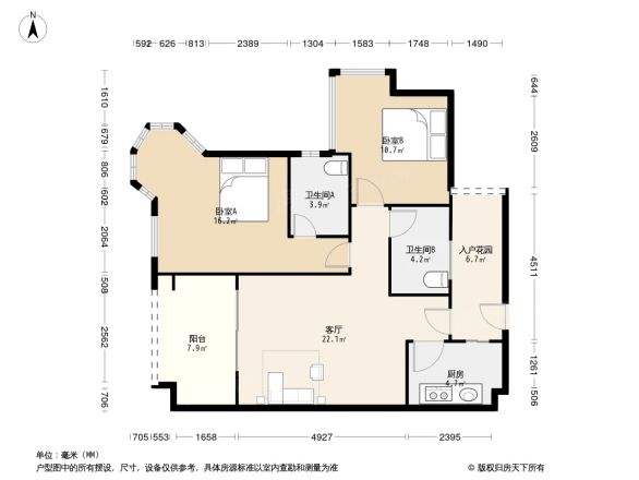 温江花语岸户型图