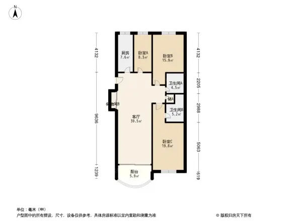 桂苑公寓户型图