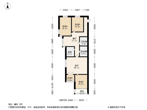 宝城公寓户型图