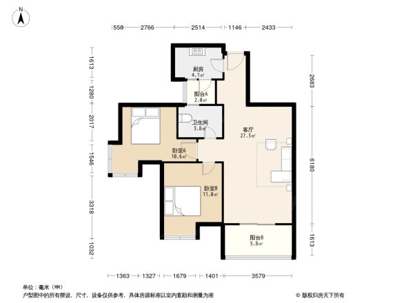 润茂丽景苑户型图