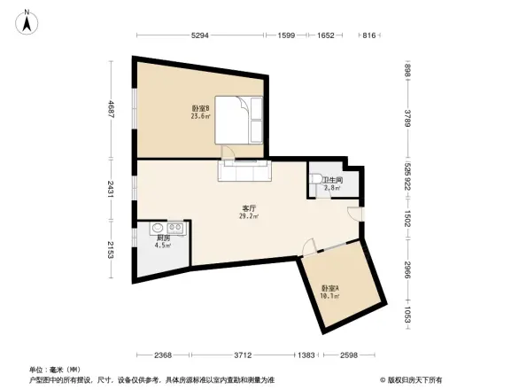 双华精装年户型图