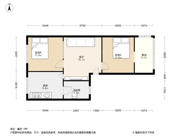 八二宿舍一区户型图