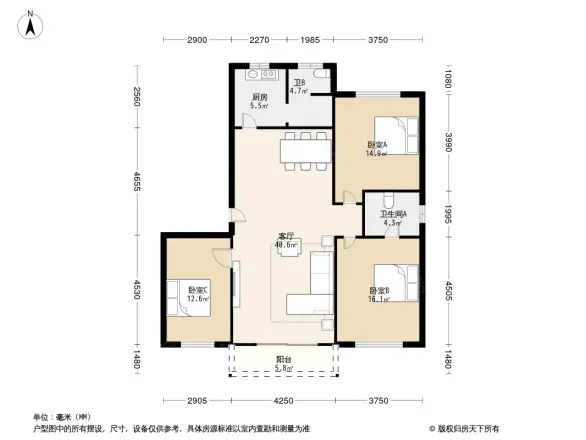 棕南华苑户型图