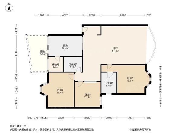 格林花园户型图