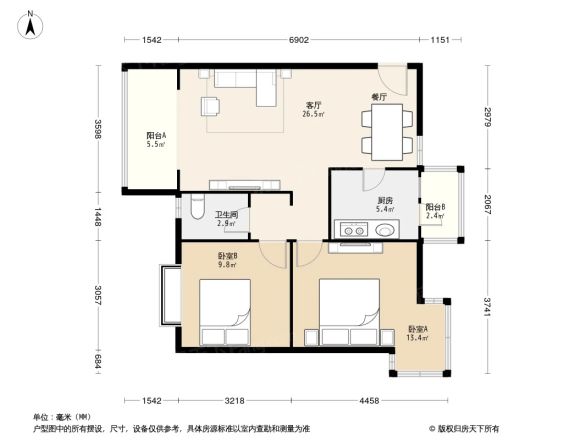 水岸汇景户型图