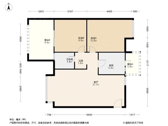 水岸汇景户型图