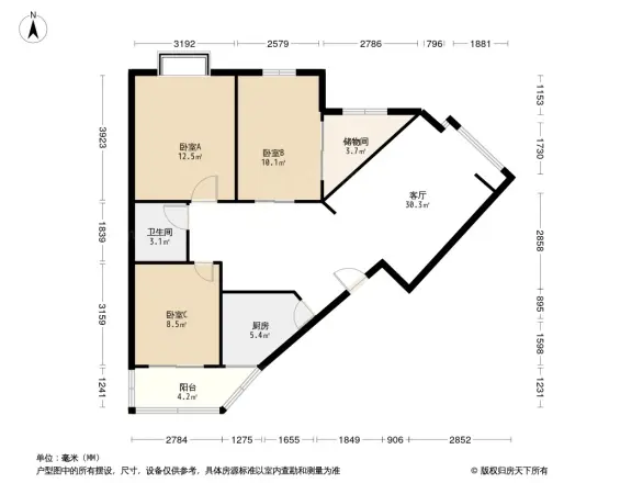 丽景新城户型图