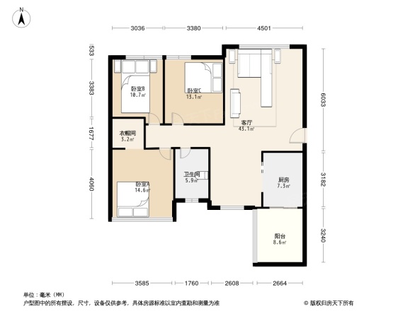 长城半岛城邦二期户型图