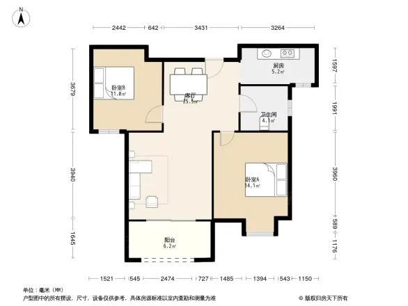 清香雅苑户型图
