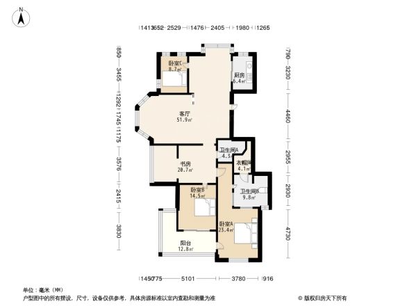 祥生御江湾户型图