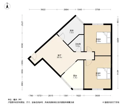 金城商住楼户型图