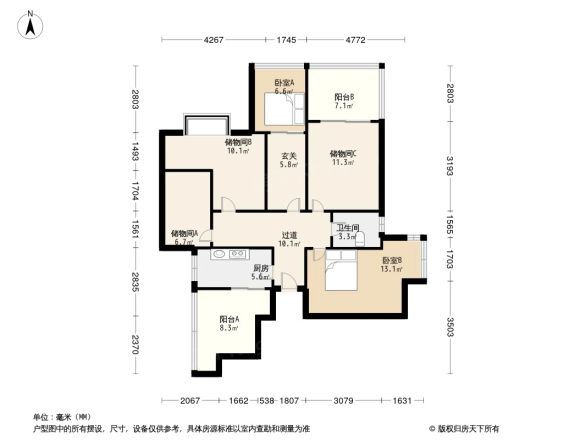 水岸汇景户型图
